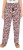 Ulla Popken Leopard Print Elastic Waist Pants White - Traperice & Hlače u Velikim Veličinama – Plus Size - 