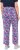 Ulla Popken Seashell Print Elastic Waist Pants Blue - Traperice & Hlače u Velikim Veličinama – Plus Size - 