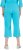 Ulla Popken Textured Elastic Waist Cropped Pants Deep Aqua - Traperice & Hlače u Velikim Veličinama – Plus Size - 