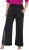 Ulla Popken Split Leg Uv Protective Pants Black - Traperice & Hlače u Velikim Veličinama – Plus Size - 