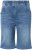 Ulla Popken Denim Wide Leg Elastic Waist Bermuda Shorts Blue Denim - Traperice & Hlače u Velikim Veličinama – Plus Size - 