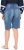 Ulla Popken Denim Wide Leg Elastic Waist Bermuda Shorts Blue Denim - Traperice & Hlače u Velikim Veličinama – Plus Size - 