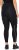 Ulla Popken Cargo Pocket Fleece Lined Sports Leggings Black - Traperice & Hlače u Velikim Veličinama – Plus Size - 