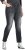 Ulla Popken Rivet Detail Stretch Fit Boyfriend Jeans Black - Traperice & Hlače u Velikim Veličinama – Plus Size - 