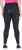 Ulla Popken Quick Drying Flower Print Leggings Black - Traperice & Hlače u Velikim Veličinama – Plus Size - 