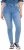 Ulla Popken Drawstring Jeggings Blue Denim - Traperice & Hlače u Velikim Veličinama – Plus Size - 