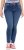 Ulla Popken Drawstring Jeggings Blue - Traperice & Hlače u Velikim Veličinama – Plus Size - 