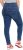 Ulla Popken Drawstring Jeggings Blue - Traperice & Hlače u Velikim Veličinama – Plus Size - 