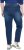 Ulla Popken Stretch Fit Boyfriend Jeans Blue - Traperice & Hlače u Velikim Veličinama – Plus Size - 
