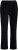 Ulla Popken Corduroy Elastic Waist Pants Black - Traperice & Hlače u Velikim Veličinama – Plus Size - 