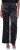 Ulla Popken Rhinestone Detail Comfort Waist Pants Black - Traperice & Hlače u Velikim Veličinama – Plus Size - 