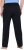 Ulla Popken Side Stripe Elastic Waist Joggers Black - Traperice & Hlače u Velikim Veličinama – Plus Size - 