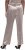 Ulla Popken Metallic Satin Elastic Waist Pants Orange - Traperice & Hlače u Velikim Veličinama – Plus Size - 