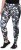 Ulla Popken Quick Drying Botanical Print Sport Leggings Black - Traperice & Hlače u Velikim Veličinama – Plus Size - 