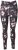 Ulla Popken Abstract Print Quick Dry Sports Leggings Black - Traperice & Hlače u Velikim Veličinama – Plus Size - 