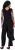 Ulla Popken Draped Sleeveless Glitter Jumpsuit Navy - Traperice & Hlače u Velikim Veličinama – Plus Size - 