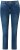Ulla Popken Decorative Stitched Slim Leg Stretch Fit Jeans Blue Denim - Traperice & Hlače u Velikim Veličinama – Plus Size - 