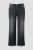 Ulla Popken Rivet Studded Stretch Fit Jeans Black - Traperice & Hlače u Velikim Veličinama – Plus Size - 