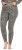 Ulla Popken Leopard Print Ski Leggings Black - Traperice & Hlače u Velikim Veličinama – Plus Size - 