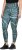 Ulla Popken Quick Drying Ripple Print Sport Leggings Black - Traperice & Hlače u Velikim Veličinama – Plus Size - 