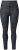 Ulla Popken Quick Drying Leopard Print Sport Leggings Black - Traperice & Hlače u Velikim Veličinama – Plus Size - 