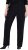 Ulla Popken Rose Wide Leg Stretch Waist Trousers Black - Traperice & Hlače u Velikim Veličinama – Plus Size - 