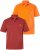 JP1880 Polo Shirts 2-pack Piqué Red Orange - Polo majice - Muške Polo Majice Veliki Brojevi