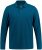 JP1880 Polo Shirt Long Sleeve Pique Blue - Polo majice - Muške Polo Majice Veliki Brojevi