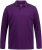 JP1880 Polo Shirt Long Sleeve Pique Purple - Polo majice - Muške Polo Majice Veliki Brojevi