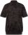 JP1880 Pique with All-over Print Polo Shirt TALL Black - TALL polo majice - TALL polo majice za visoke