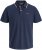 Jack & Jones Blaze Short Sleeve Polo Navy - Polo majice - Muške Polo Majice Veliki Brojevi