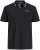 Jack & Jones Blaze Short Sleeve Polo Black - Polo majice - Muške Polo Majice Veliki Brojevi