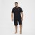 North Latitude Pyjama Shorts Black - Pidžame/Loungewear - Muške Pidžame Veliki Brojevi