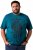 Men Plus T-Shirt Short Sleeve Lagoon Green - Majice Kratkih Rukava - Muške Majice Kratkih Rukava Veliki Brojevi 