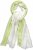 Ulla Popken Ombre Linen Blend Scarf Lime Green - Accessoarer - 