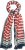 Ulla Popken Mix Stripe Scarf Forest Green - Accessoarer - 