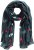 Ulla Popken Love Lightweight Scarf Navy - Accessoarer - 
