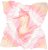 Ulla Popken Square Tie Dye Scarf Light Pink - Accessoarer - 