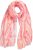 Ulla Popken Tie Dye Striped Scarf Magenta Pink - Accessoarer - 