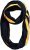 Ulla Popken Neon Stripe Infinity Scarf Navy - Accessoarer - 