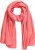 Ulla Popken Muslin Scarf Dark Coral - Accessoarer - 