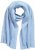 Ulla Popken Ribbed Knit Scarf Blue - Accessoarer - 