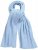 Ulla Popken Ribbed Knit Scarf Blue - Accessoarer - 
