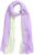 Ulla Popken Fringed Ombre Scarf Pistachio - Accessoarer - 