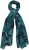 Ulla Popken Leaf Dot Scarf Navy - Accessoarer - 