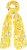 Ulla Popken Lemon Print Scarf Sun Yellow - Accessoarer - 