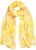 Ulla Popken Circle Print Scarf Yellow - Accessoarer - 