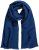 Ulla Popken Pleated Lightweight Scarf Dark Blue - Accessoarer - 