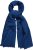 Ulla Popken Pleated Lightweight Scarf Dark Blue - Accessoarer - 