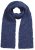 Ulla Popken Marled Mix Yarn Wool Blend Scarf Deep Aqua - Accessoarer - 